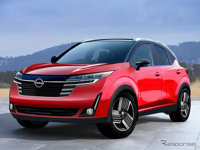 日産 キックス 次期型のデザインを予想したCG