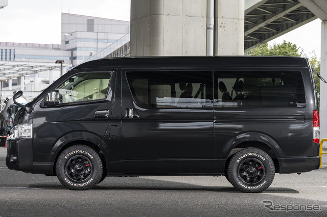 トヨタ ハイエース×MID ガルシア パーム8／16×6.5J IN38、タイヤサイズ：215/70R16