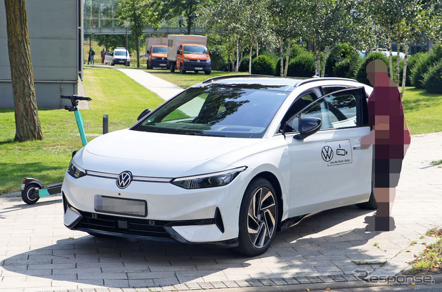 VW ID.7 ヴァリアント 市販型プロトタイプ スクープ写真