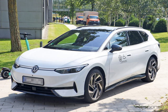VW ID.7 ヴァリアント 市販型プロトタイプ スクープ写真