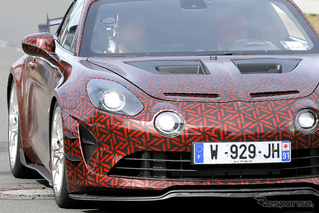 アルピーヌ A110 エクストリーム(仮)プロトタイプ(スクープ写真)