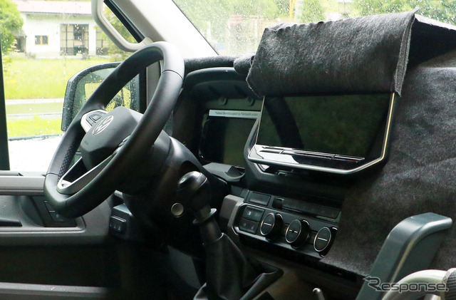 VW クラフター 改良新型プロトタイプ スクープ写真