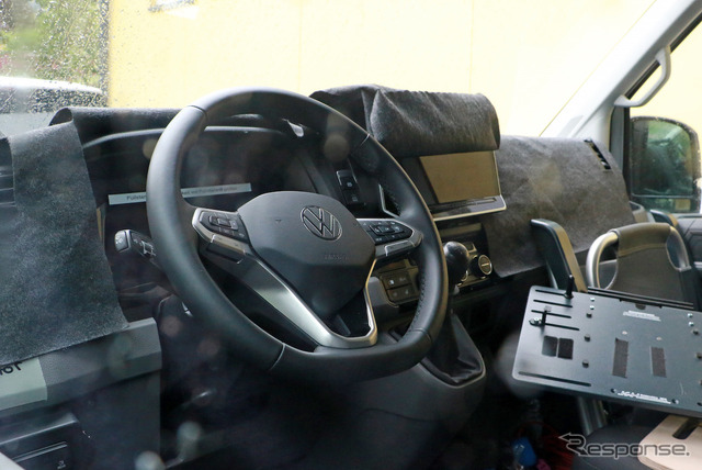 VW クラフター 改良新型プロトタイプ スクープ写真