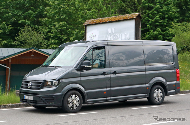 VW クラフター 改良新型プロトタイプ スクープ写真