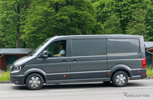 VW クラフター 改良新型プロトタイプ スクープ写真