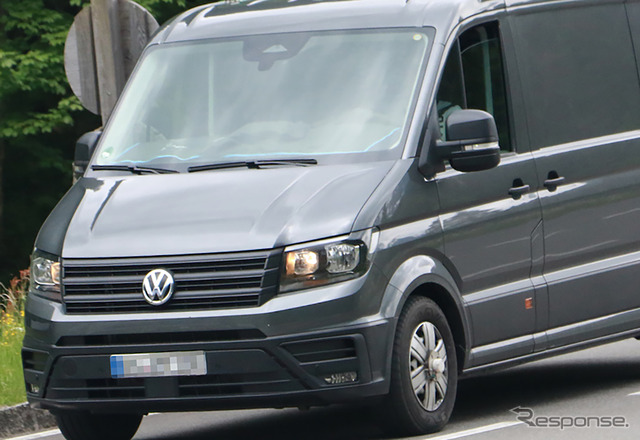 VW クラフター 改良新型プロトタイプ スクープ写真