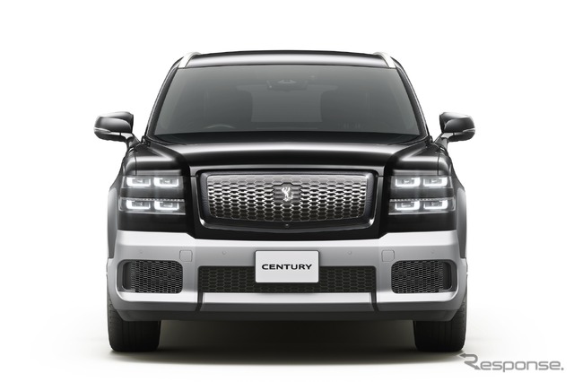 トヨタ・センチュリー新タイプ:麟鳳ブラック×シルバー、オプション装着車