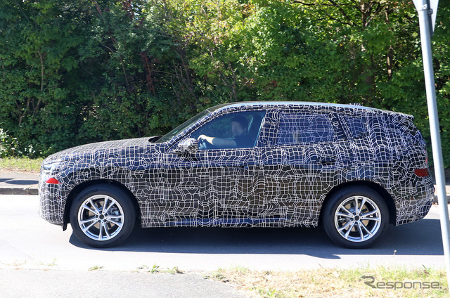 BMW X3 次期型プロトタイプ(スクープ写真)