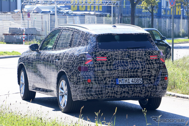 BMW X3 次期型プロトタイプ(スクープ写真)