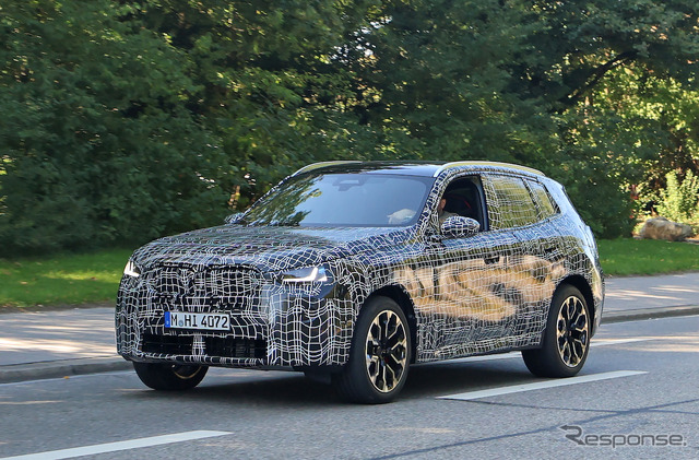 BMW X3 次期型プロトタイプ(スクープ写真)