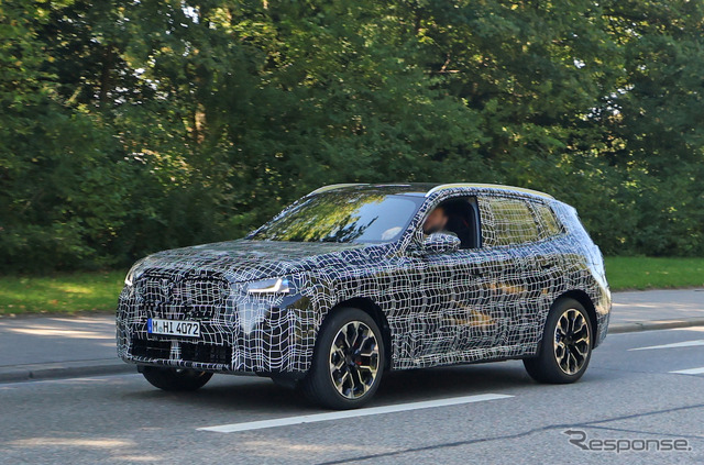BMW X3 次期型プロトタイプ(スクープ写真)