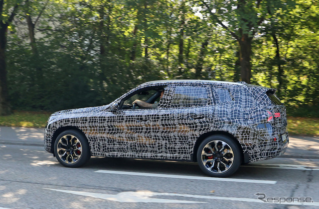 BMW X3 次期型プロトタイプ(スクープ写真)