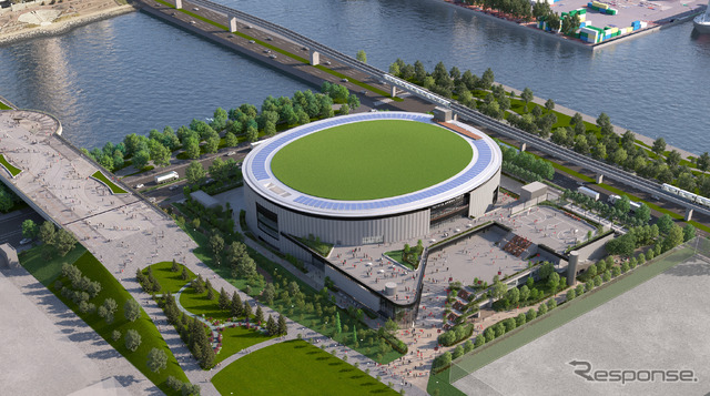 TOYOTA ARENA TOKYO 鳥瞰(遠景)
