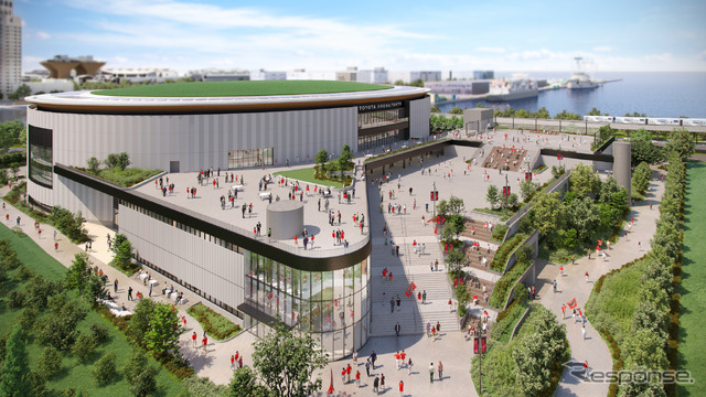 TOYOTA ARENA TOKYO 鳥瞰(近景)