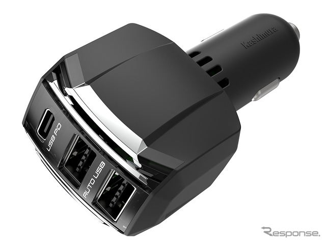 Kashimura・DC-44W USB 3ポート PD20W 自動判定(DC-051)