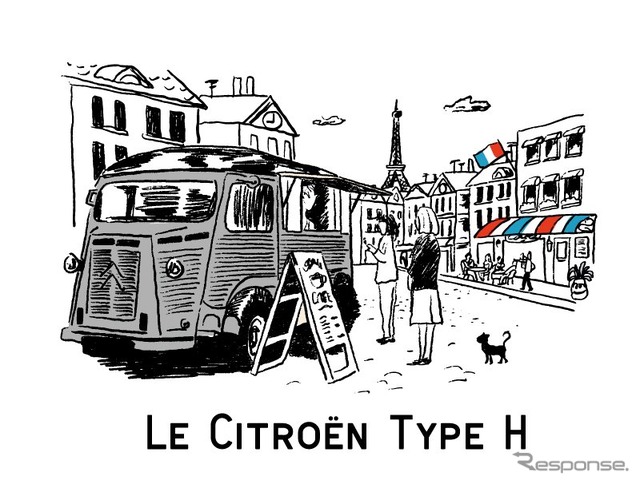 シトロエン LE CITROËN TYPE H トートバッグ