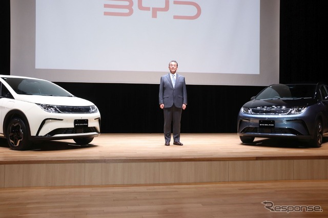 BYD ドルフィン 価格発表会