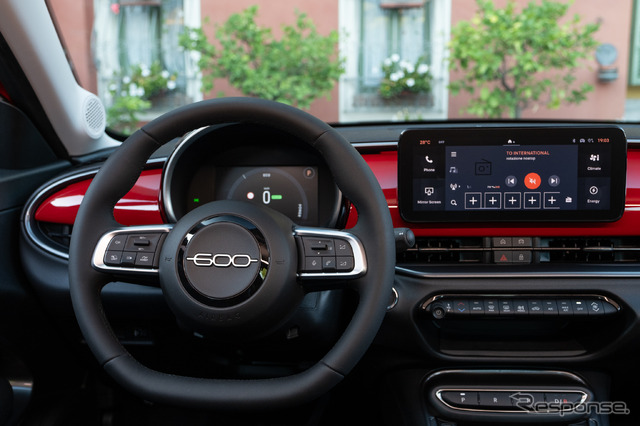 フィアット 600e の「RED」