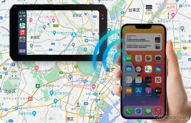 常に最新の地図情報や交通情報を表示可能