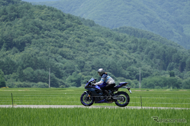 ヤマハ YZF-R7で福島市街から猪苗代湖へ