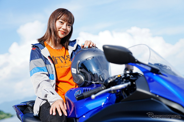 「私は26歳でバイクに乗り始めましたが、もっと早く乗っていればよかったなぁと思います。今は、抑えていたアクティブな自分を解放してます」