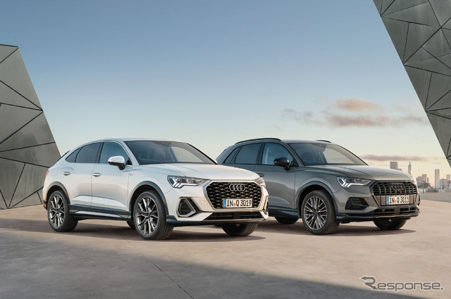 アウディ Q3スポーツバック ハイスタイル(左)とQ3スポーツバック ハイスタイル(右)