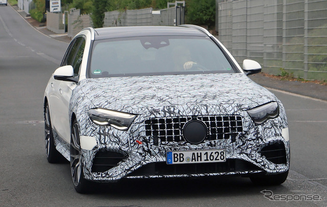 メルセデスAMG E53 ステーションワゴン 新型プロトタイプ(スクープ写真)