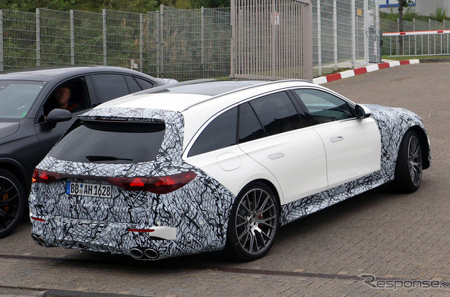 メルセデスAMG E53 ステーションワゴン 新型プロトタイプ(スクープ写真)