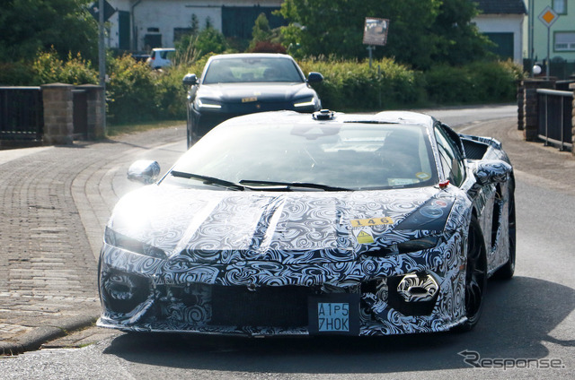 ランボルギーニ ウラカン 後継モデルのプロトタイプ(スクープ写真)