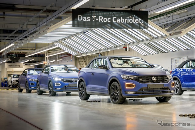 VW T-ロック・コンバーチブル(VWオスナブリュック工場)