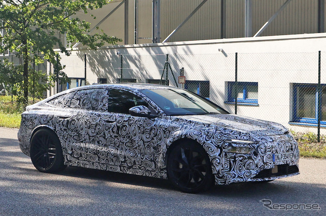 アウディ RS6 e-tron プロトタイプ(スクープ写真)