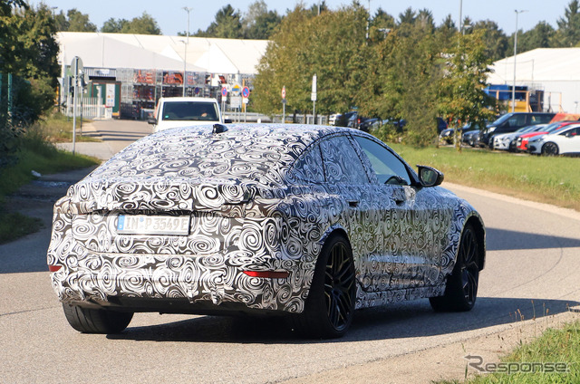 アウディ RS6 e-tron プロトタイプ(スクープ写真)