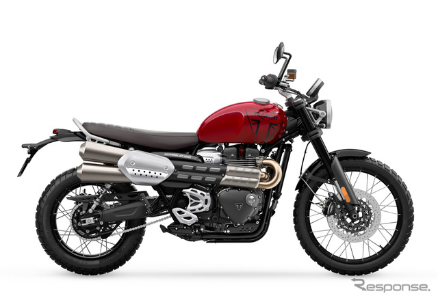 トライアンフ スクランブラー1200X(カーニバルレッド)