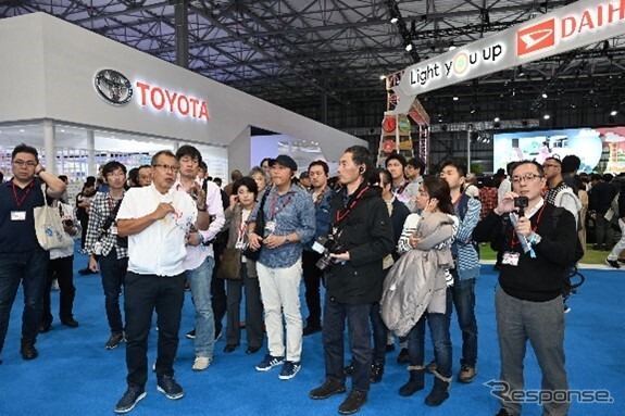 日本自動車ジャーナリスト協会(AJAJ)のガイドツアー(ジャパンモビリティショー2023イメージ)