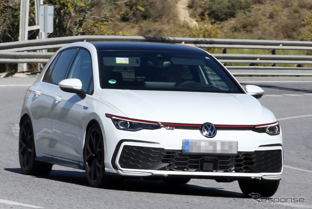 VW ゴルフ GTI 改良新型 プロトタイプ(スクープ写真)