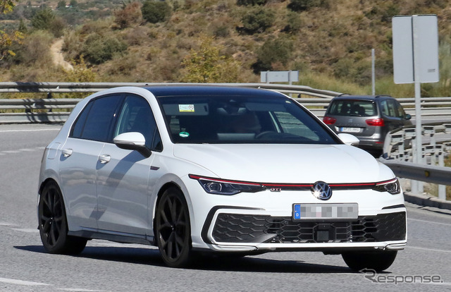 VW ゴルフ GTI 改良新型 プロトタイプ(スクープ写真)