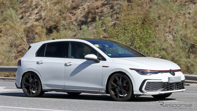 VW ゴルフ GTI 改良新型 プロトタイプ(スクープ写真)