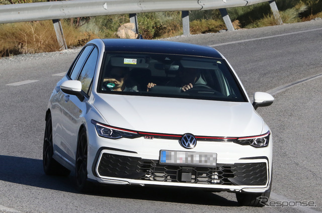 VW ゴルフ GTI 改良新型 プロトタイプ(スクープ写真)