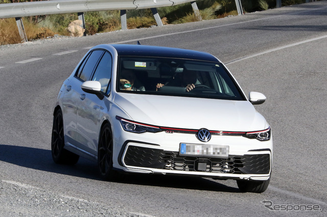 VW ゴルフ GTI 改良新型 プロトタイプ(スクープ写真)