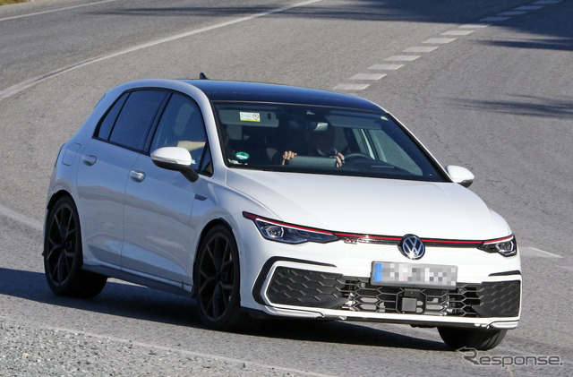 VW ゴルフ GTI 改良新型 プロトタイプ(スクープ写真)