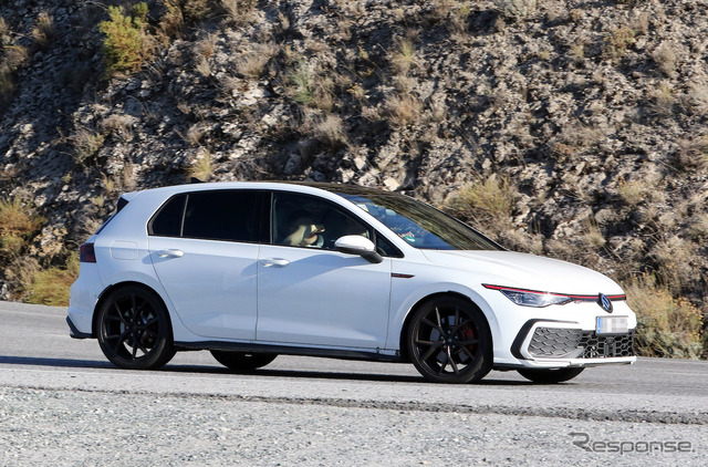 VW ゴルフ GTI 改良新型 プロトタイプ(スクープ写真)