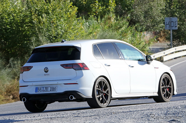 VW ゴルフ GTI 改良新型 プロトタイプ(スクープ写真)