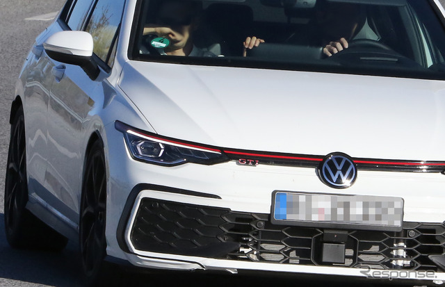 VW ゴルフ GTI 改良新型 プロトタイプ(スクープ写真)