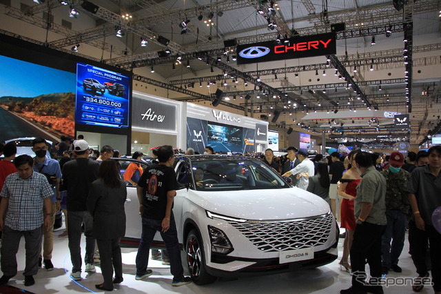 中国車展示コーナー(インドネシア国際オートショー2023)