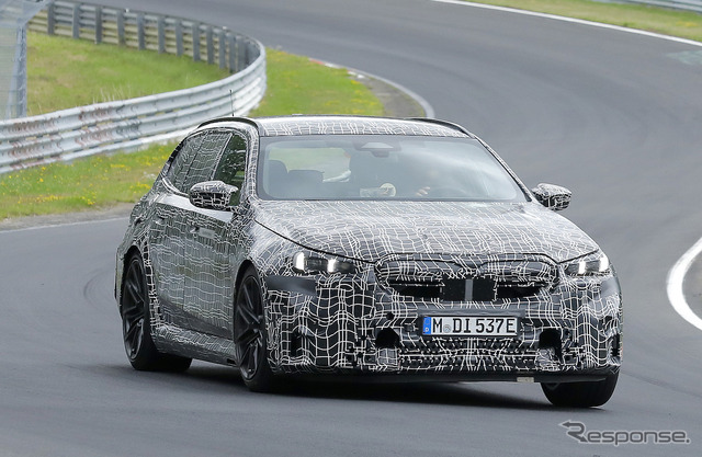 BMW M5ツーリング 新型プロトタイプ(スクープ写真)