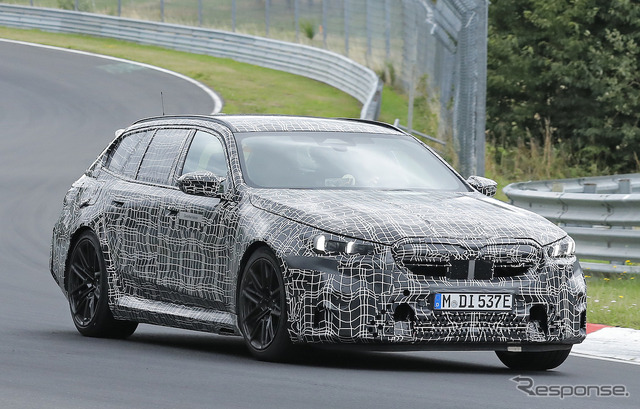 BMW M5ツーリング 新型プロトタイプ(スクープ写真)