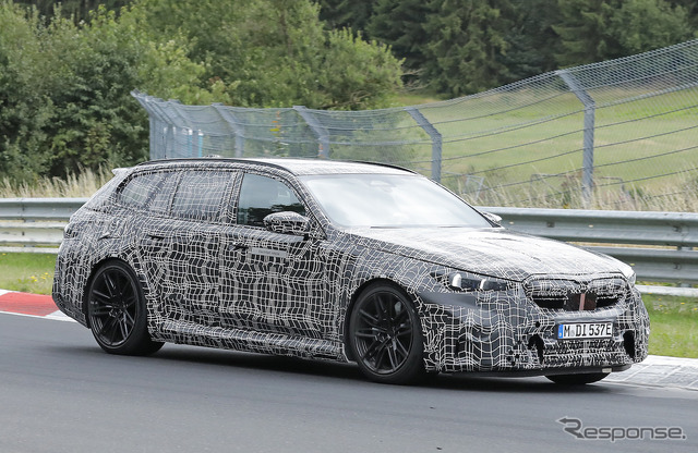 BMW M5ツーリング 新型プロトタイプ(スクープ写真)