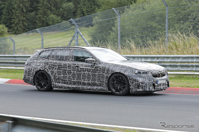 BMW M5ツーリング 新型プロトタイプ(スクープ写真)