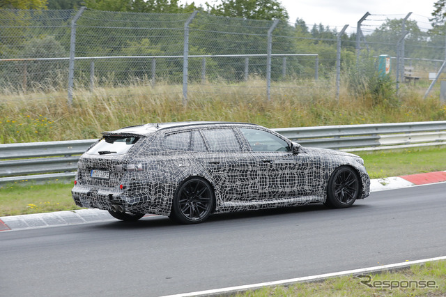 BMW M5ツーリング 新型プロトタイプ(スクープ写真)