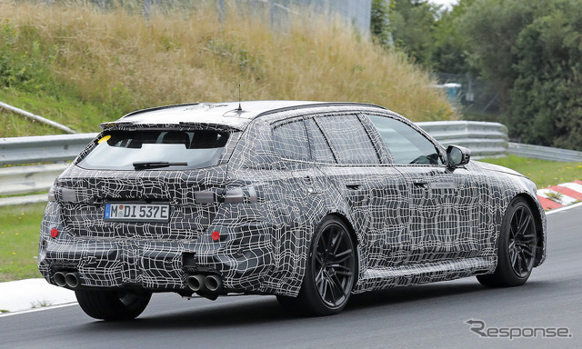 BMW M5ツーリング 新型プロトタイプ(スクープ写真)